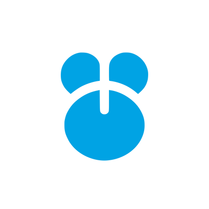 Unique Bear Logo #00a3e4