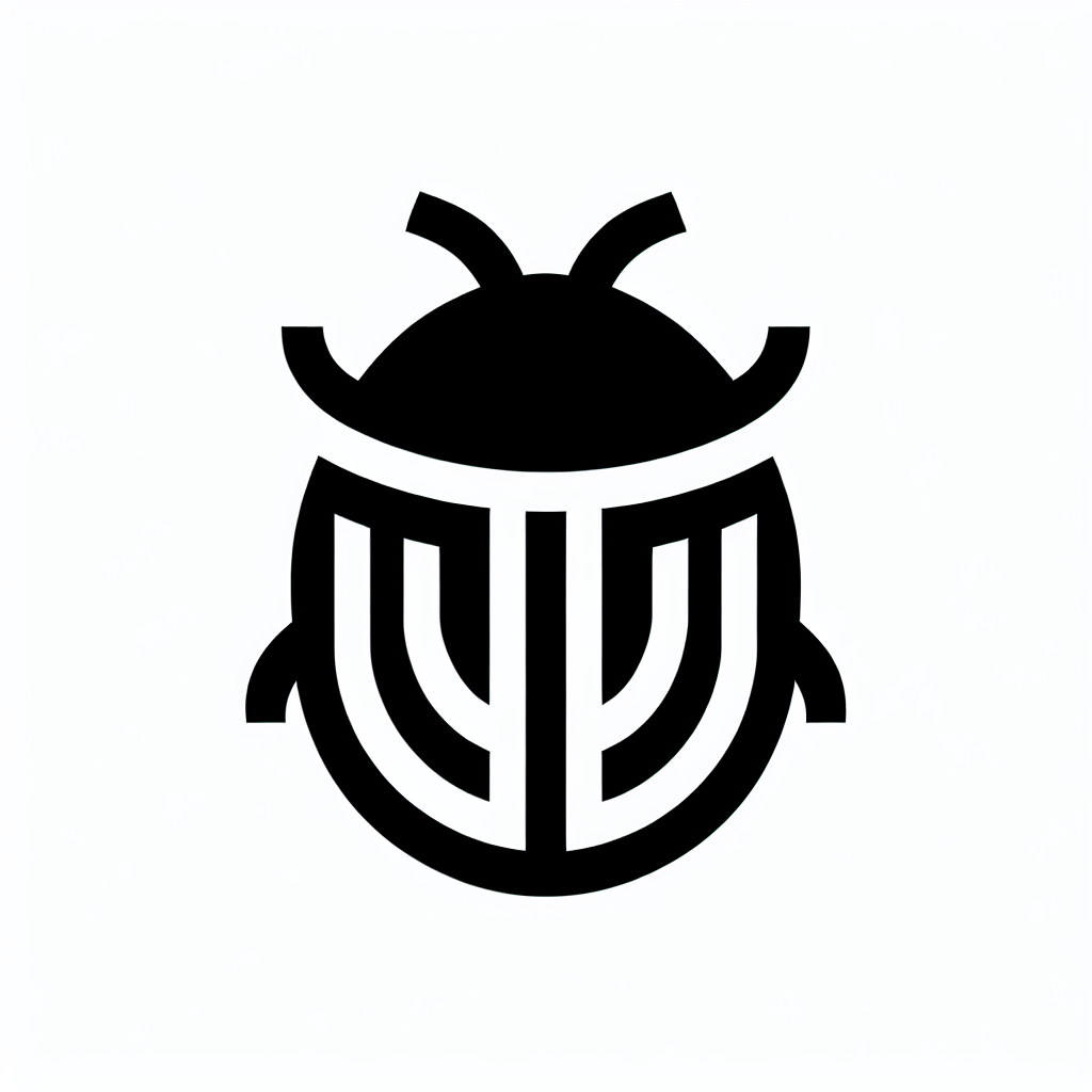 Geometric Beetle Logo