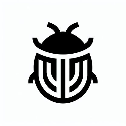 Geometric Beetle Logo