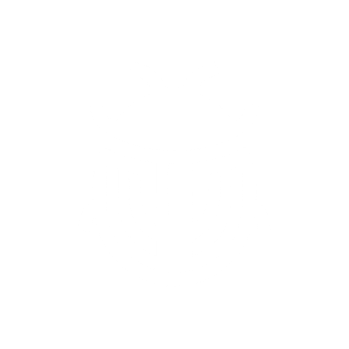 Geometric Beetle Logo #ffffff