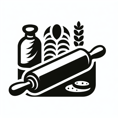 Rolling Pin Wheat Logo