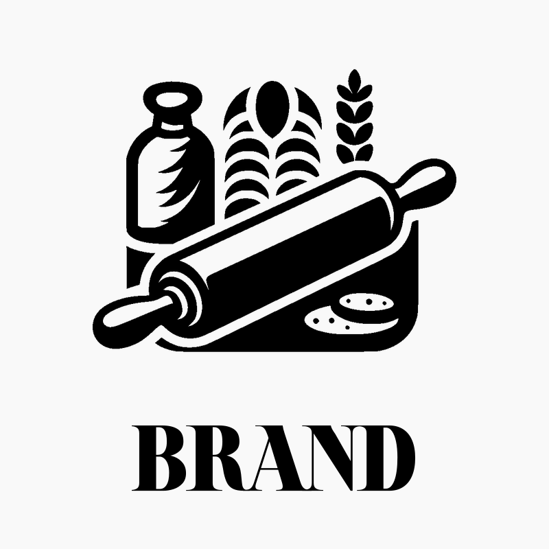 Bakery Rolling Pin Logo preview