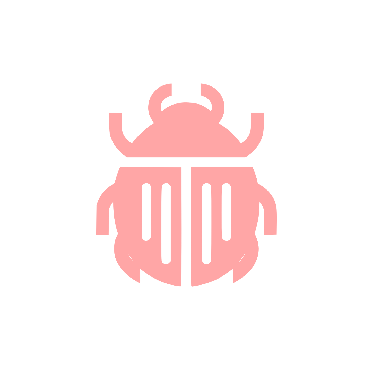 Bug Logo Design #ffa6a6