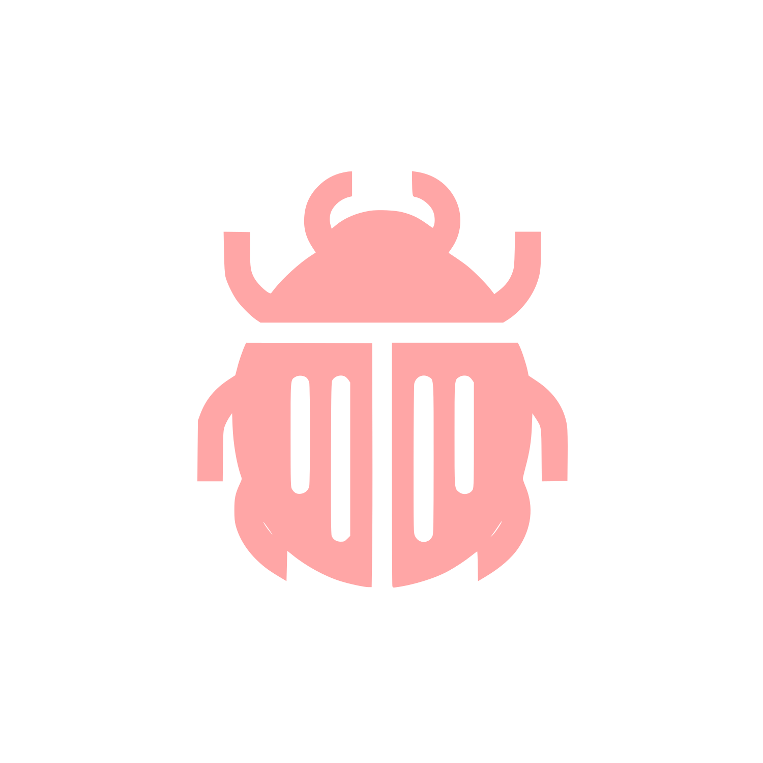 Bug Logo Design #ffa6a6