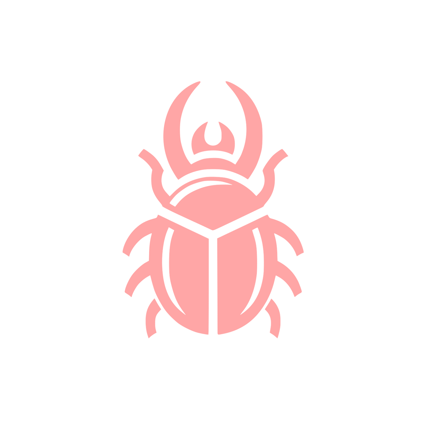 Bold Beetle Logo #ffa6a6