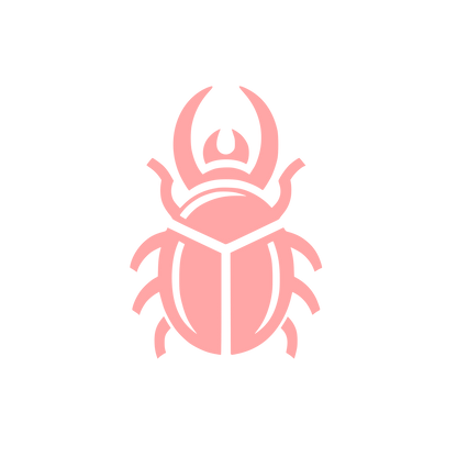 Bold Beetle Logo #ffa6a6