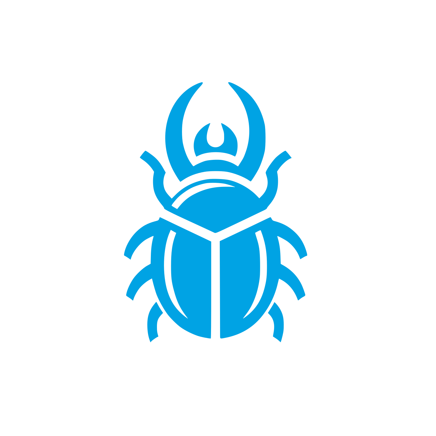 Bold Beetle Logo #00a3e4
