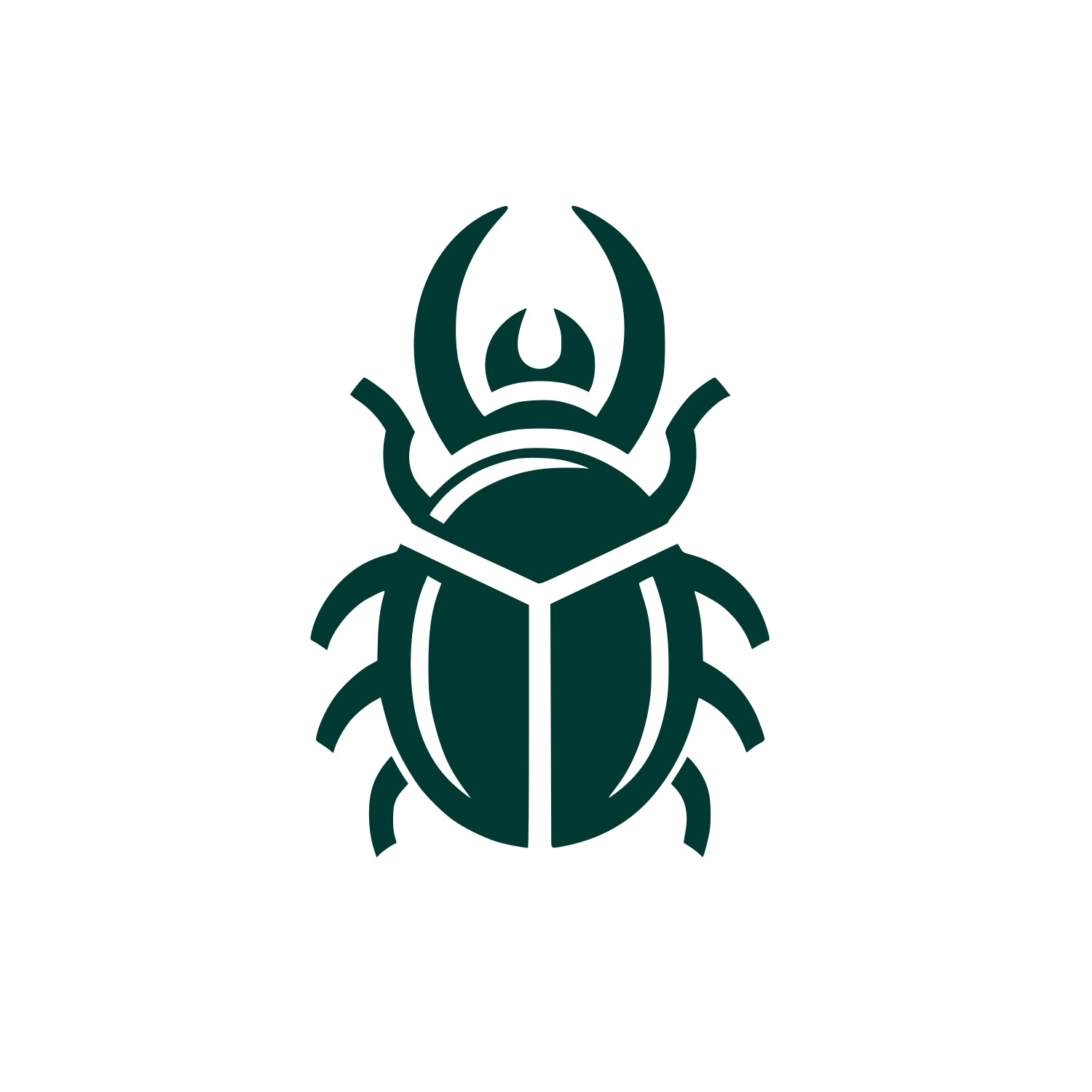 Bold Beetle Logo #003932