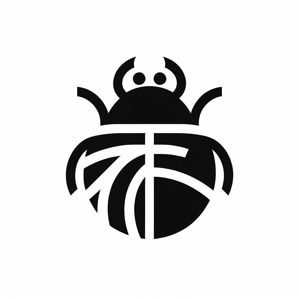 Logo with Beetle Design