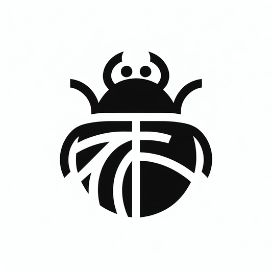 Logo with Beetle Design
