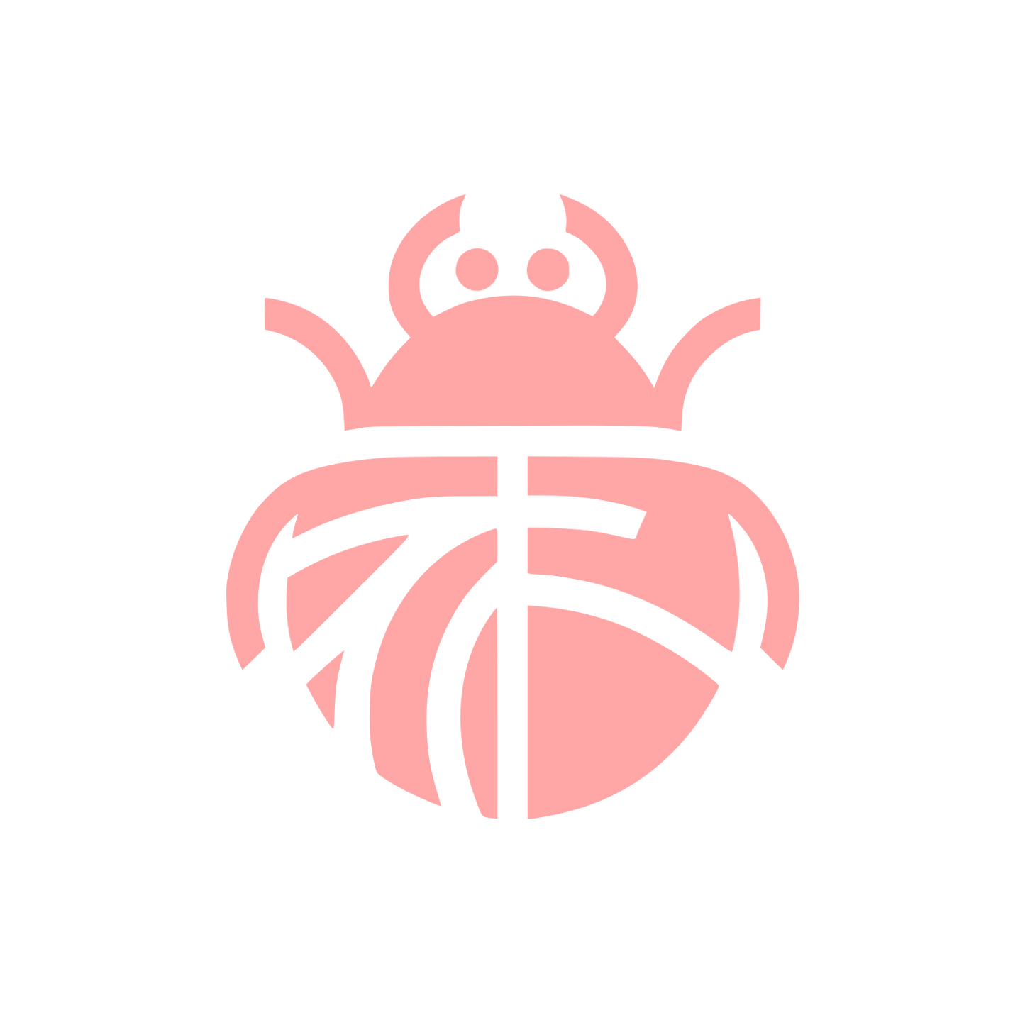 Logo with Beetle Design #ffa6a6