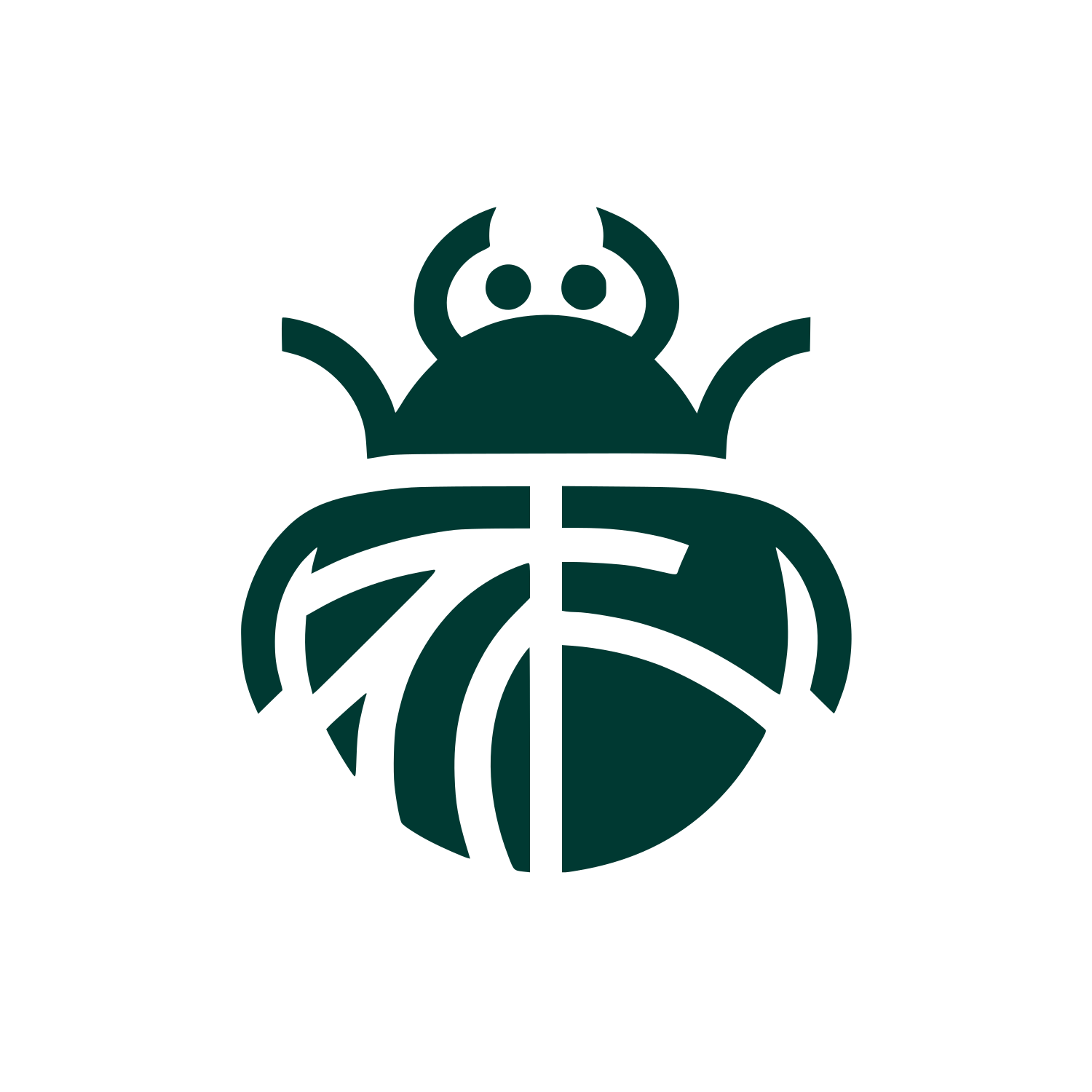 Logo with Beetle Design #003932