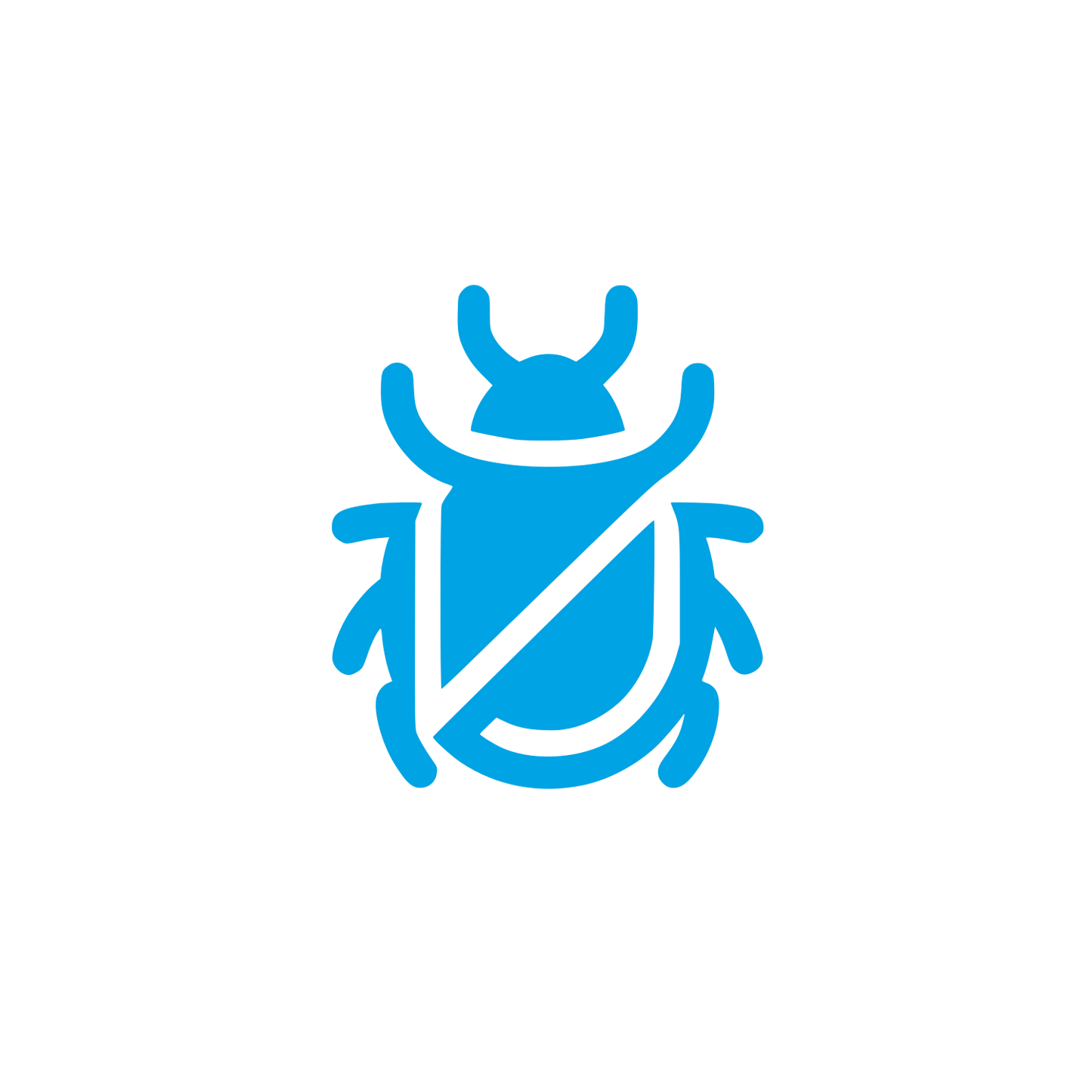 Logo Beetle Design #00a3e4