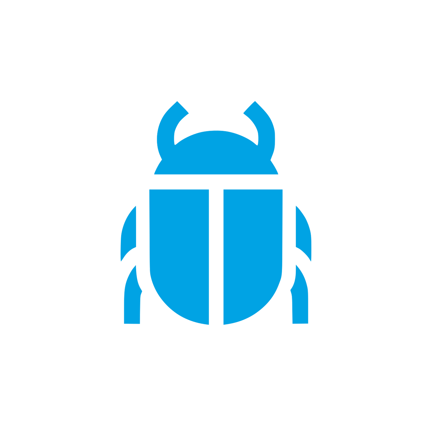 Beetle Logo Design #00a3e4