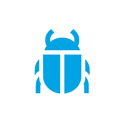 Beetle Logo Design #00a3e4
