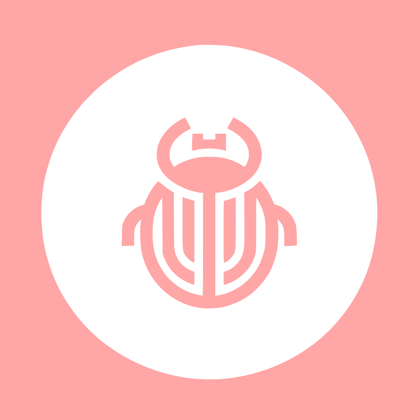 Beetle Logo Design #ffa6a6
