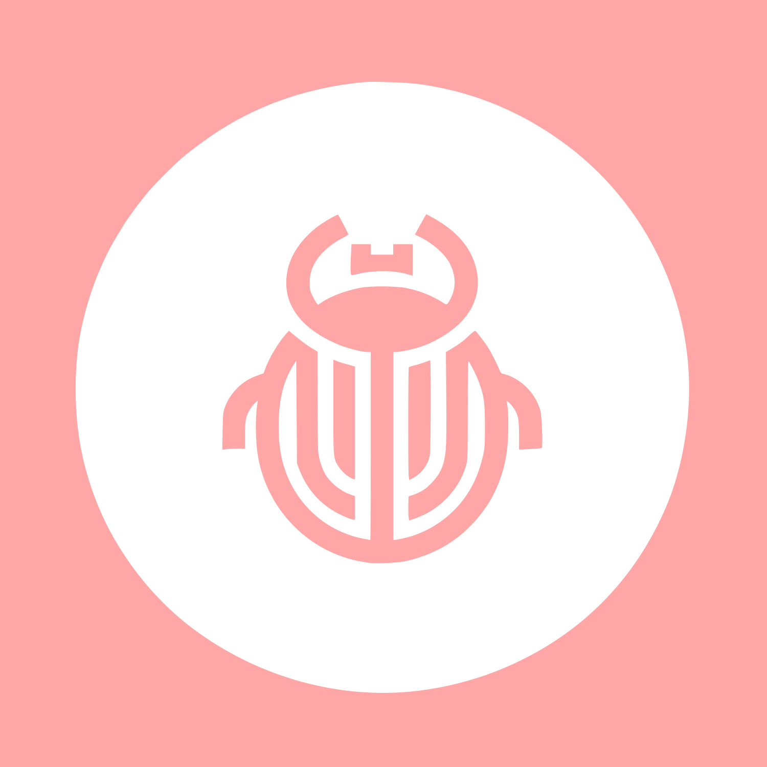 Beetle Logo Design #ffa6a6