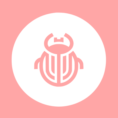 Beetle Logo Design #ffa6a6