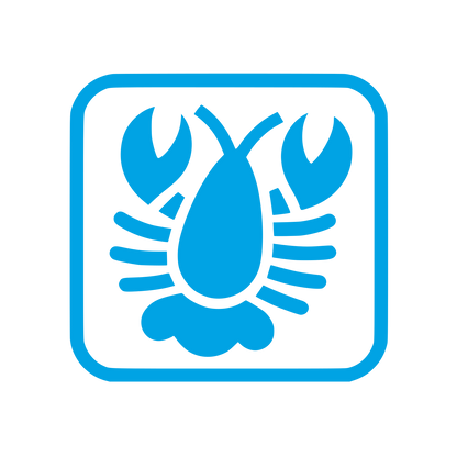 Logo of a Lobster #00a3e4