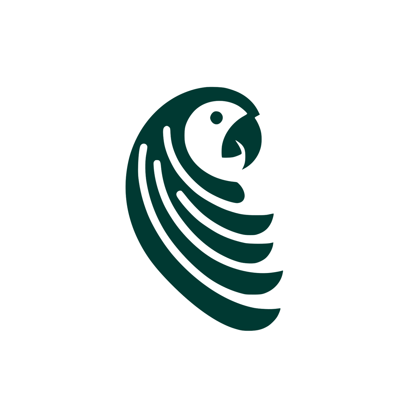Parrot Logo #003932