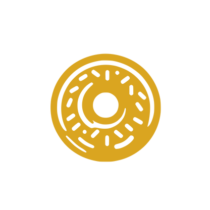 Donut Ring Logo #DAA520