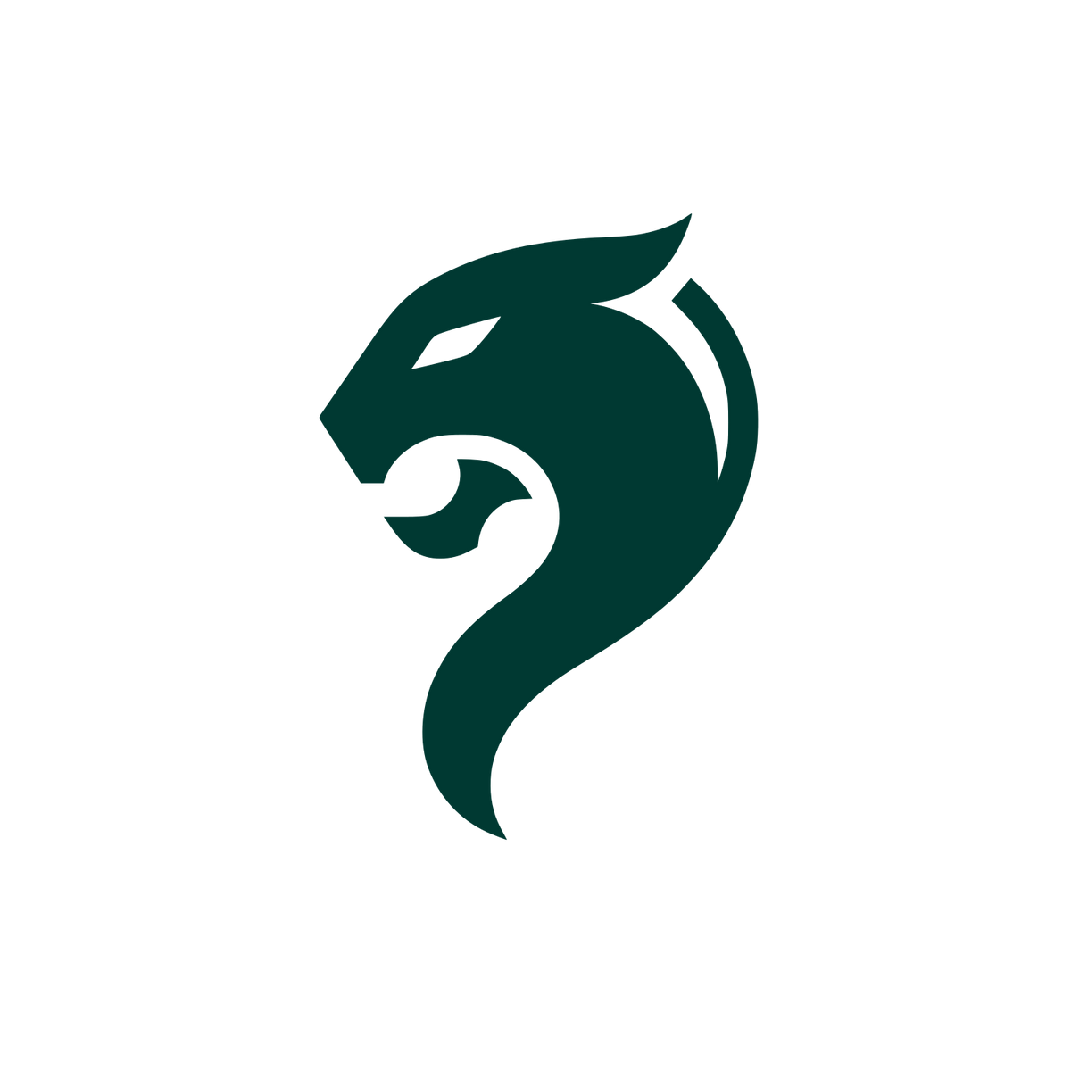 Bold Lion Logo #003932