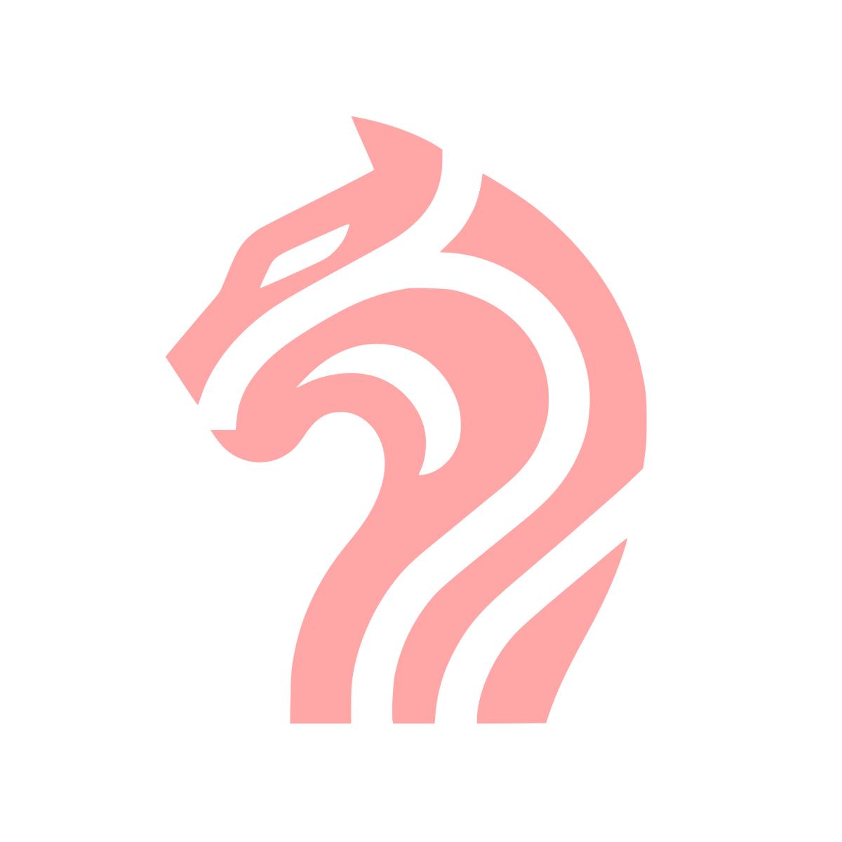 Bold Lion Logo #ffa6a6