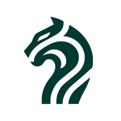 Bold Lion Logo #003932