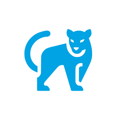 Black Panther Logo #00a3e4