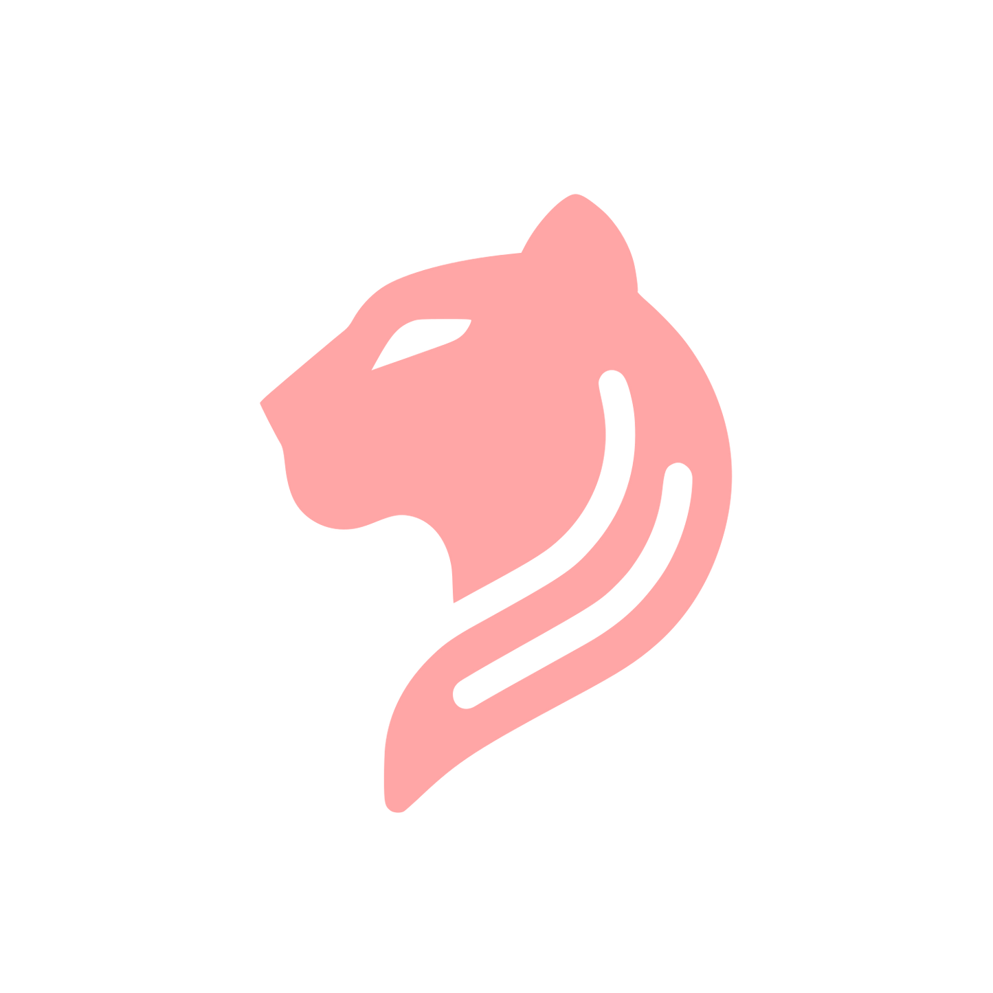 Logo of a Panther #ffa6a6