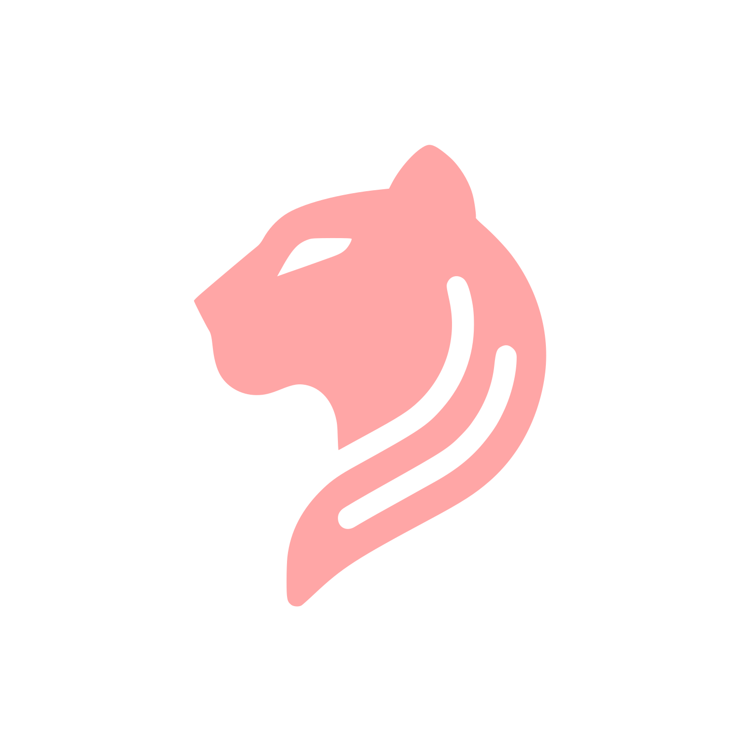 Logo of a Panther #ffa6a6