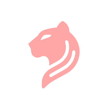 Logo of a Panther #ffa6a6