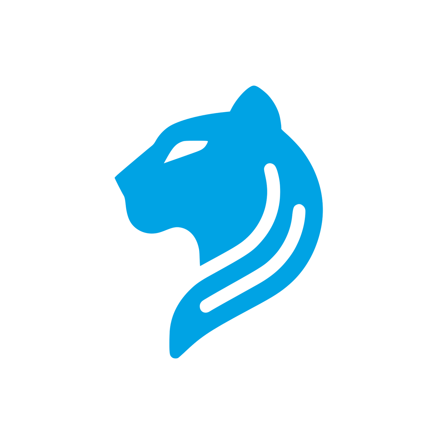 Logo of a Panther #00a3e4