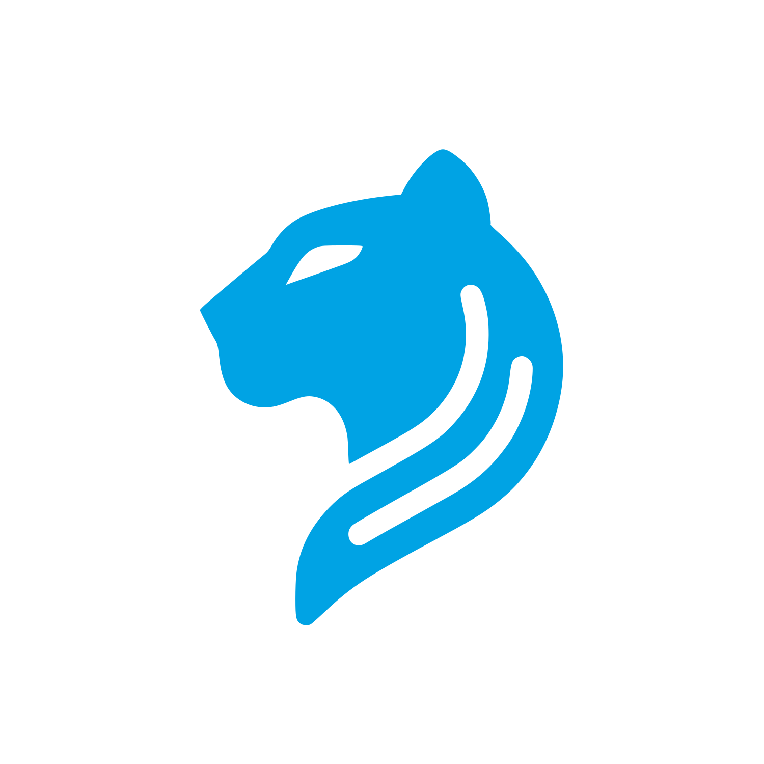 Logo of a Panther #00a3e4