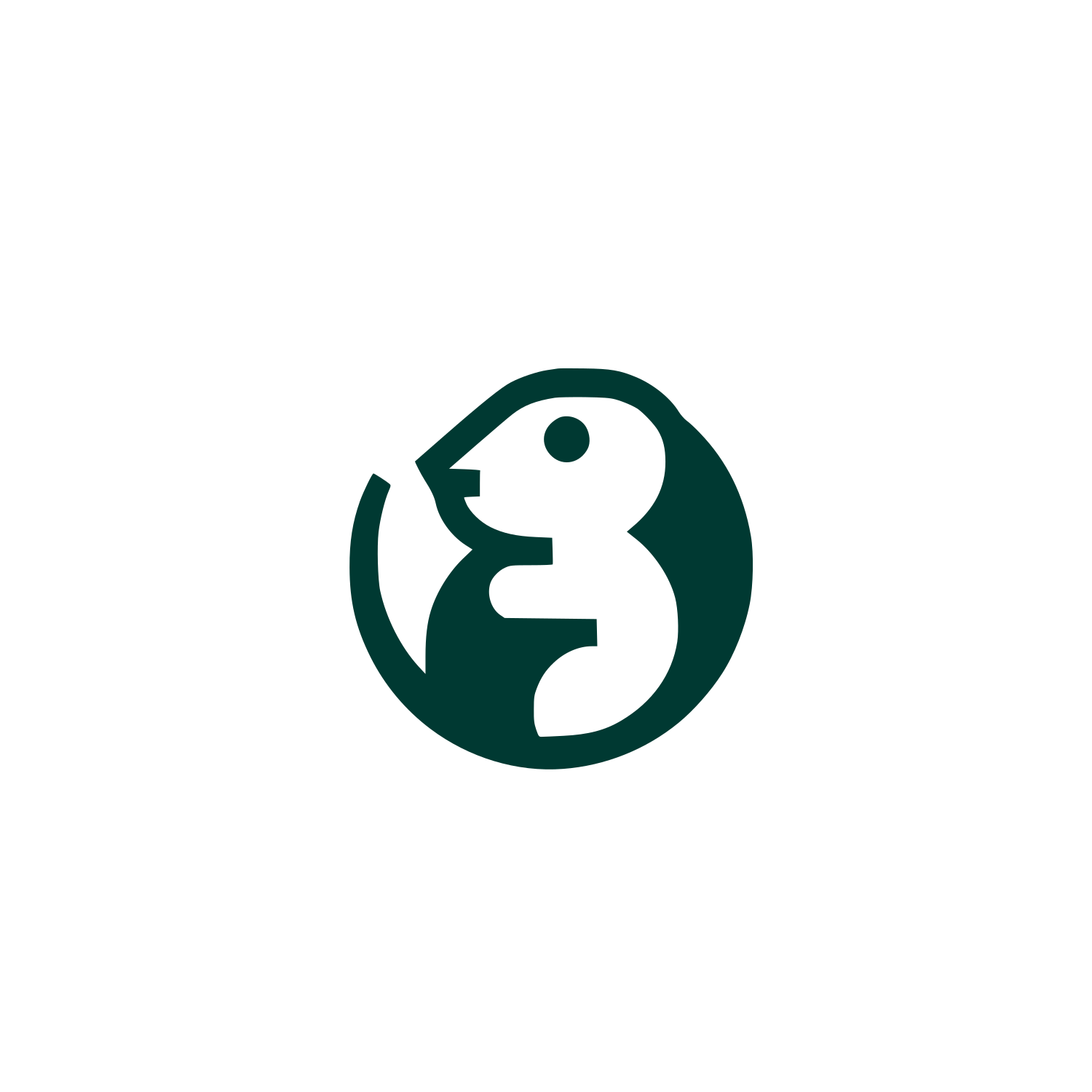 Unique Animal Logo #003932