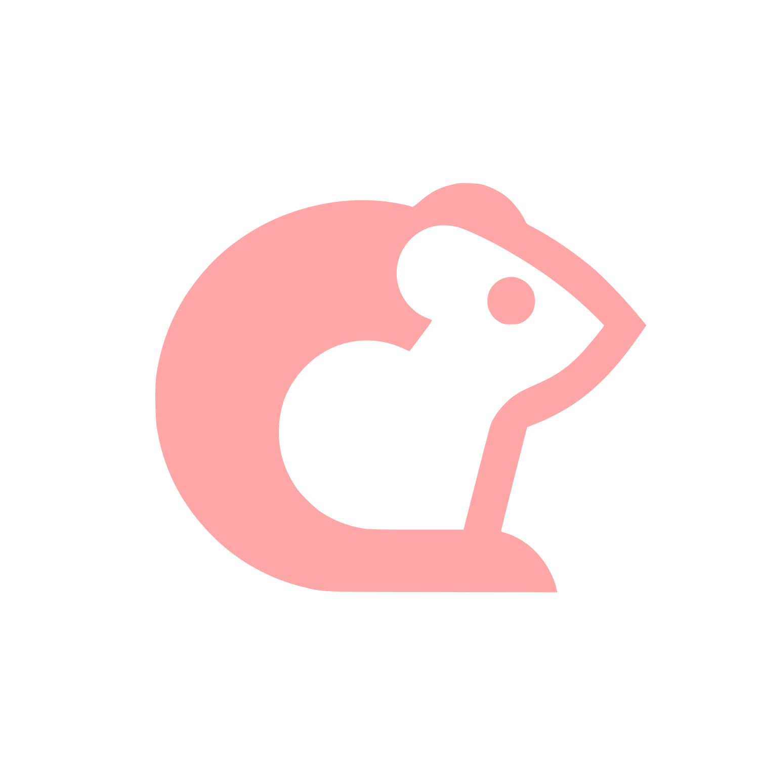 Logo for Animal Brand #ffa6a6