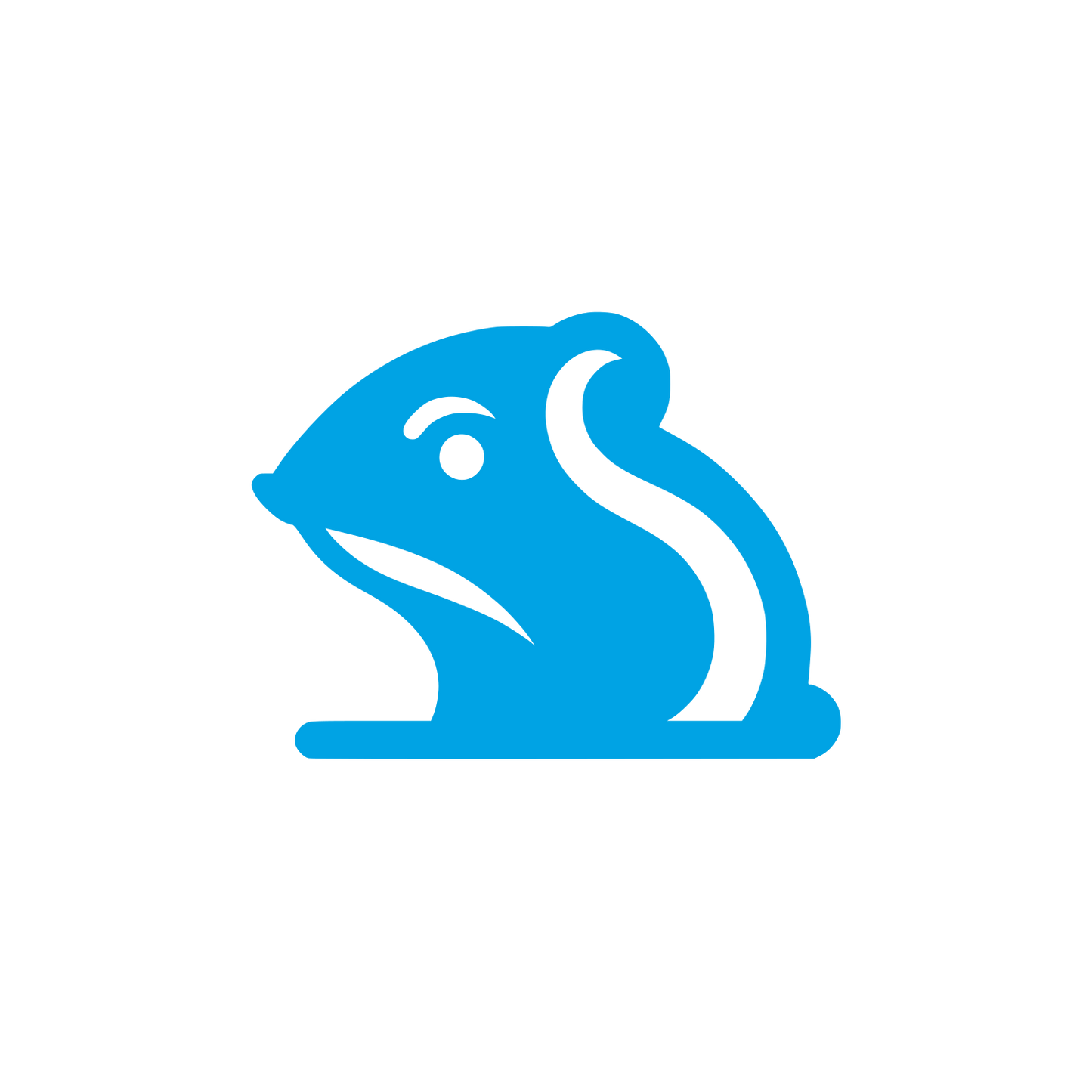 Logo of a Rodent #00a3e4