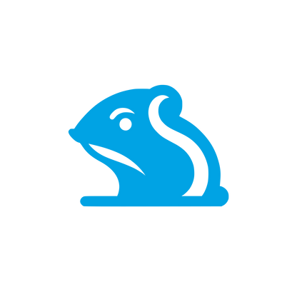 Logo of a Rodent #00a3e4