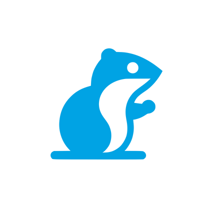 Logo of a Rodent #00a3e4