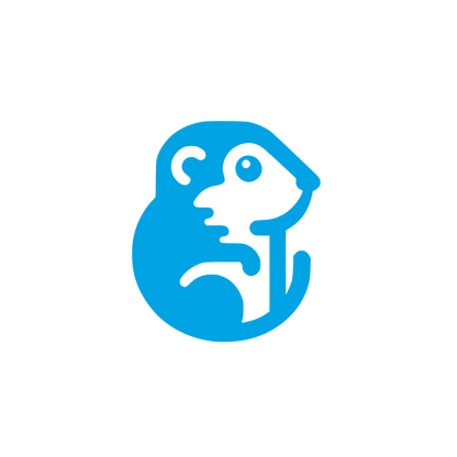 Logo of a Meerkat #00a3e4