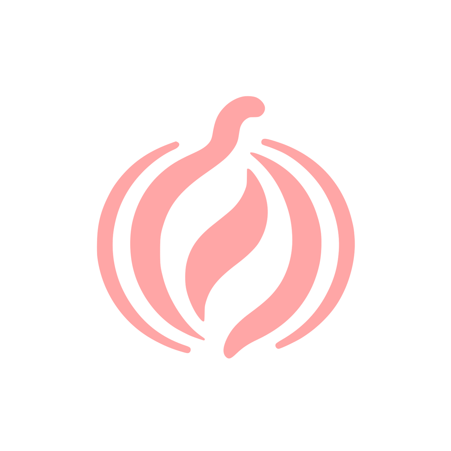 Onion Logo Design #ffa6a6
