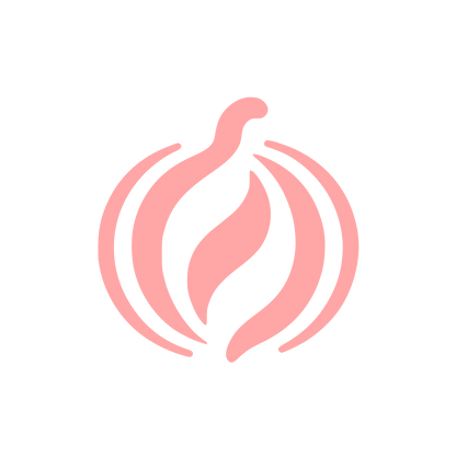 Onion Logo Design #ffa6a6