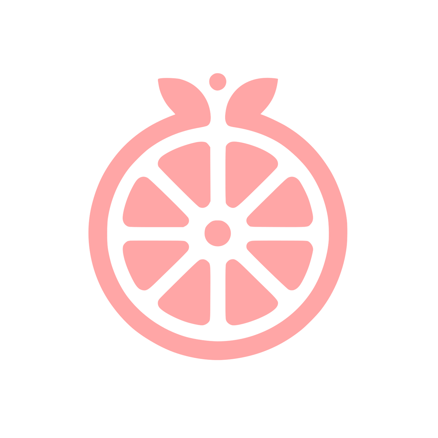 Fruit Logo Design #ffa6a6