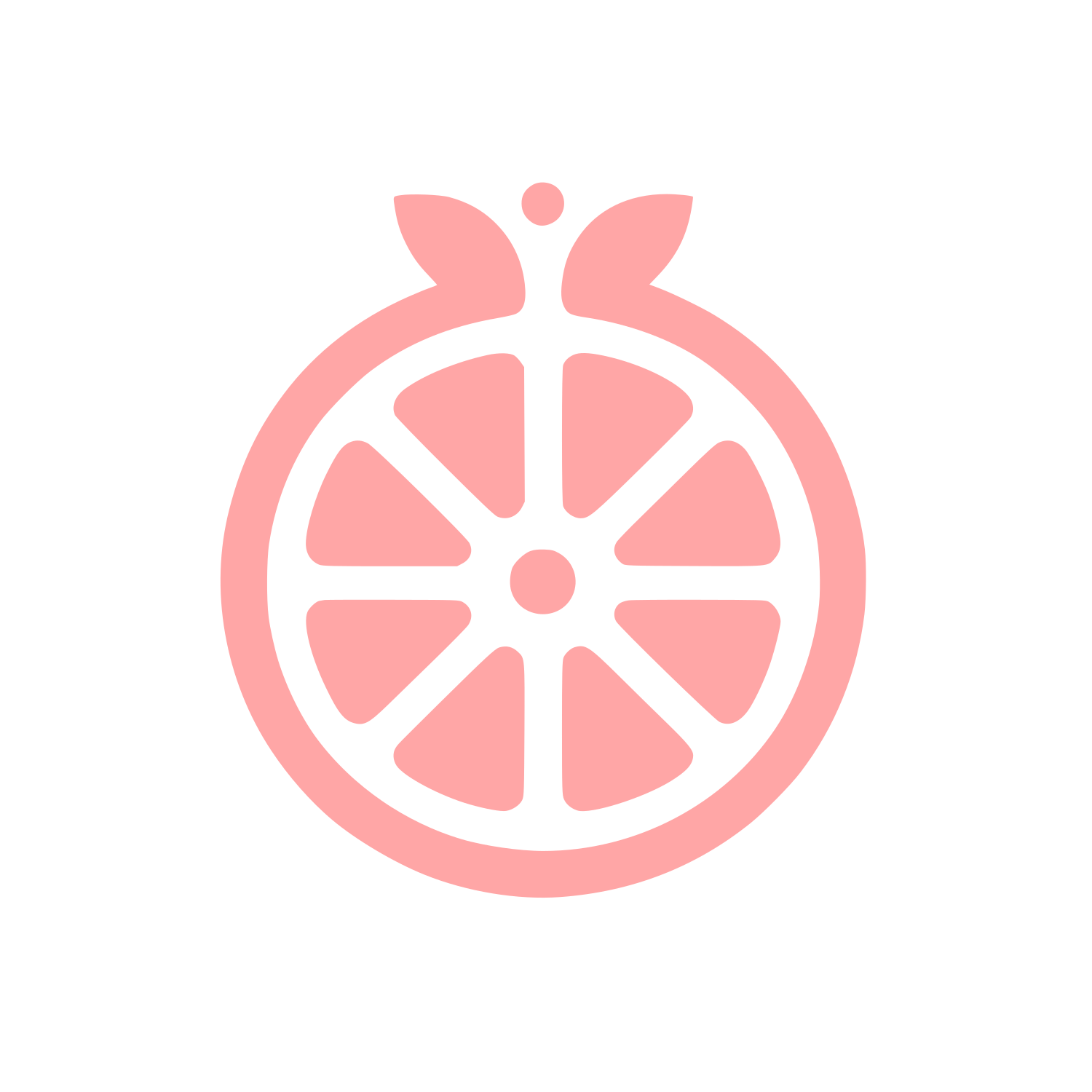 Fruit Logo Design #ffa6a6
