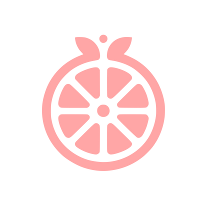 Fruit Logo Design #ffa6a6