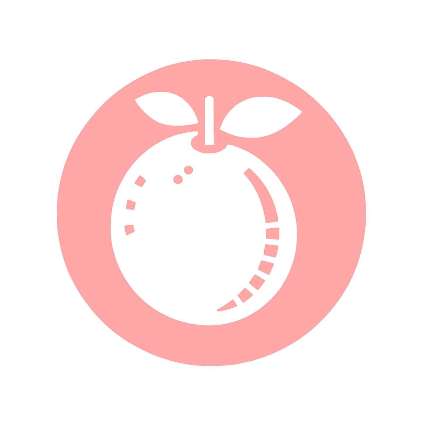 Fruit Logo Design #ffa6a6