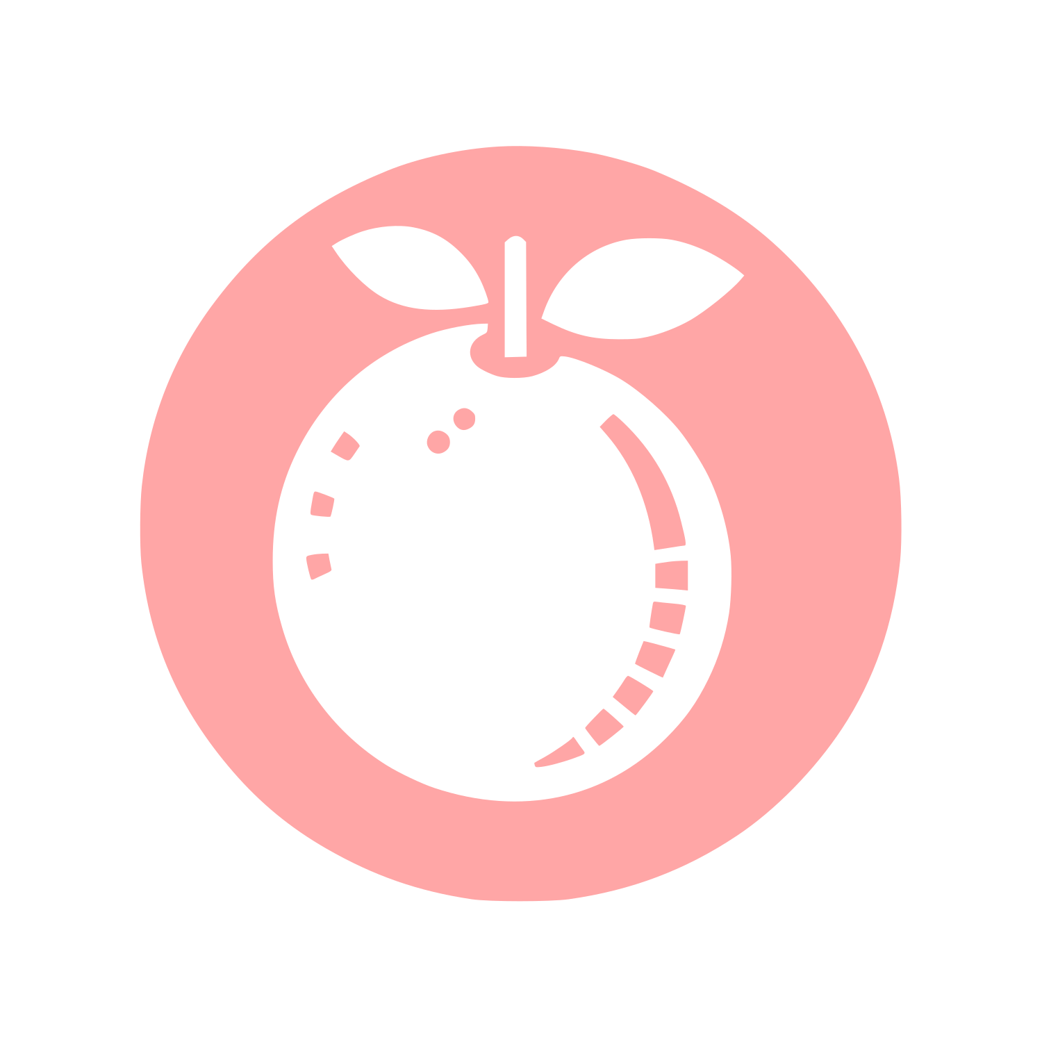 Fruit Logo Design #ffa6a6