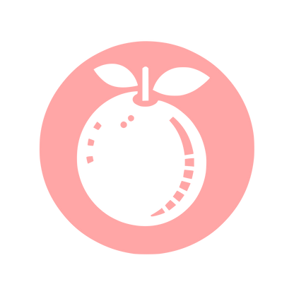 Fruit Logo Design #ffa6a6