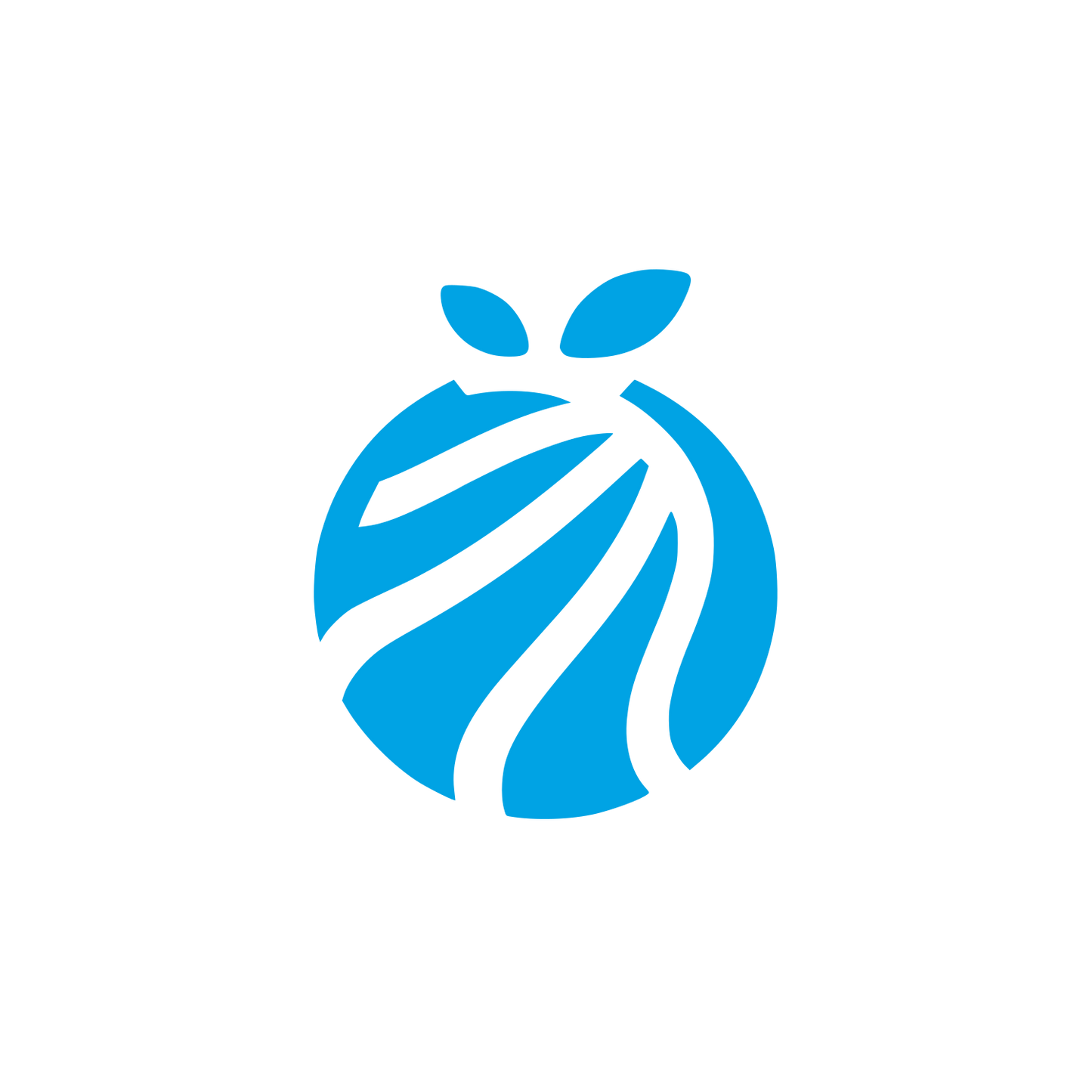 Fruit Style Logo #00a3e4