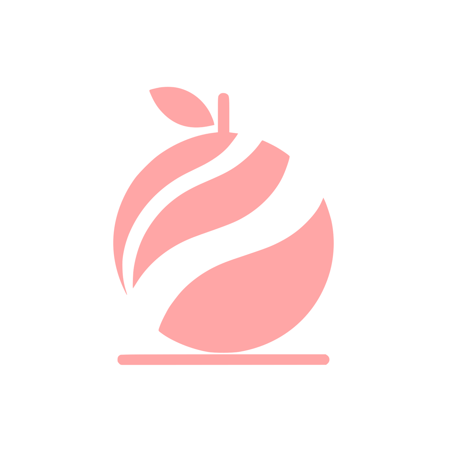 Fruit Logo Design #ffa6a6